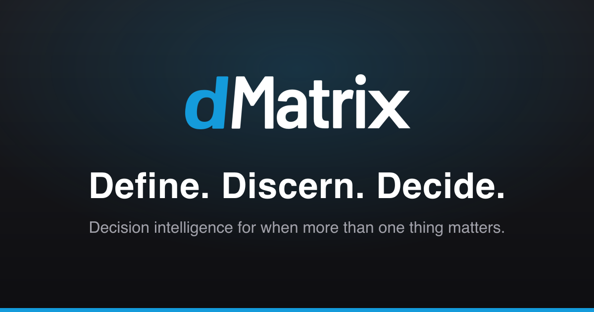 dMatrix | Define. Discern. Decide.